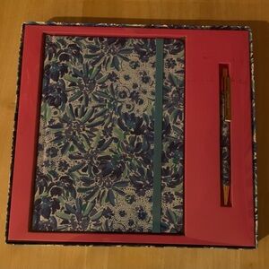 Lily Pulitzer Floral Notebook and Pen Set